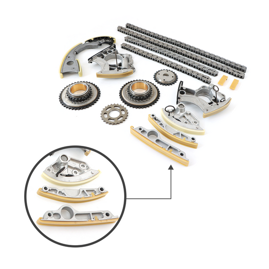 Daysyore® Timing Chain Kit for Audi Q5 A6 3.2 3.0 V6 A8 S8 4.0 V8 CCAA CALA W/Gears