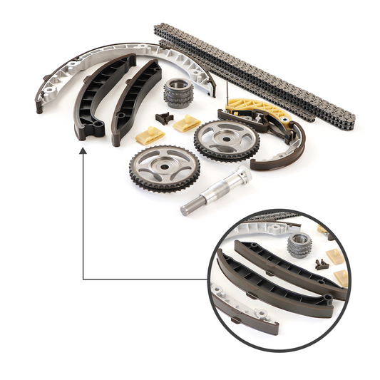 Timing Chain Tensioner Guides Kit 94610725275, Timing Chain Tensioner Guides Kit for 2013-2020 Porsche, Car Timing Chain Tensioner Guides Kit