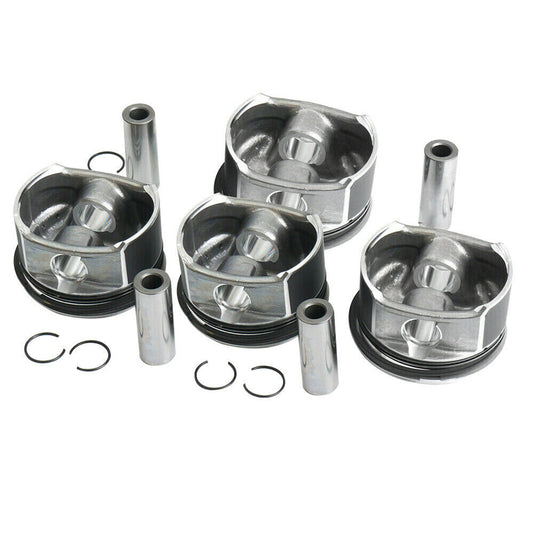Daysyore®Pistons & Rings Set 2710302217 for Mercedes-Benz W203 W204 A209 C200K M271 1.8L Φ82mm