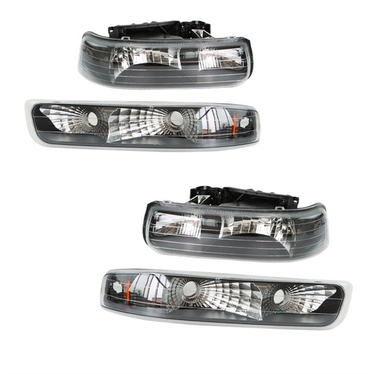 Daysyore 2pcs Headlight Assembly, Headlight Assembly for 1999 to 2006, Headlight Assembly Chevy Silverado 1500/2500,Auto Headlight Assembly