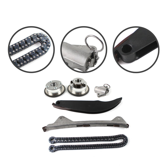 Daysyore® Timing Chain Kit Intake Exhaust CVVT Gear for Hyundai Elantra Kia Soul Forte