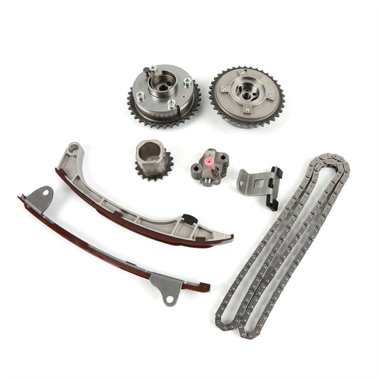 Daysyore Timing Chain Kit Intake & Exhaust Camshaft VVT Gear Fits for Venza RAV4 Camry Scion 2.5L 2.7L Replace OE 130700V010 130500V010