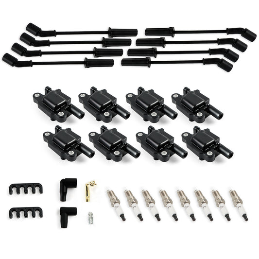 Daysyore 8pcs Ignition Coils +8pcs Iridium Spark Plugs+8pcs Spark Plug Wires, 8pcs Ignition Coils +8pcs Iridium Spark Plugs+8pcs Spark Plug Wires for Chevy, 8pcs Ignition Coils +8pcs Iridium Spark Plugs+8pcs Spark Plug Wires  UF413, Auto 8pcs Ignition Coils +8pcs Iridium Spark Plugs+8pcs Spark Plug Wires ,Car 8pcs Ignition Coils +8pcs Iridium Spark Plugs+8pcs Spark Plug Wires