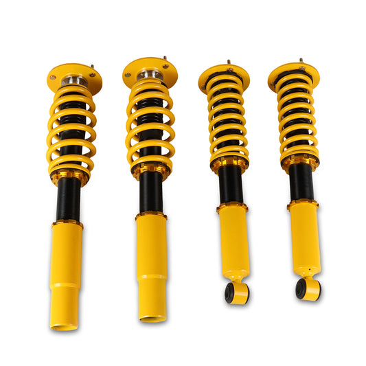 Daysyore 4pcs Coilover Adjustable Height Struts Suspension Springs for BMW 5 Series 1996-2003 E39 525i 530i 528i 540i