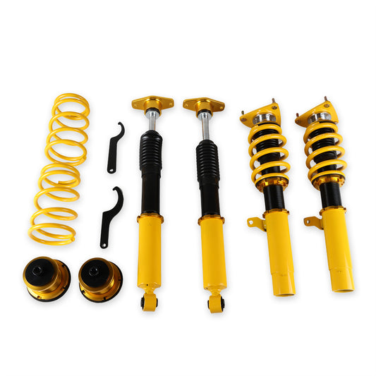 Daysyore 4pcs Coilover Adjustable Height Struts Suspension Springs for Mazda 3 2004-2013