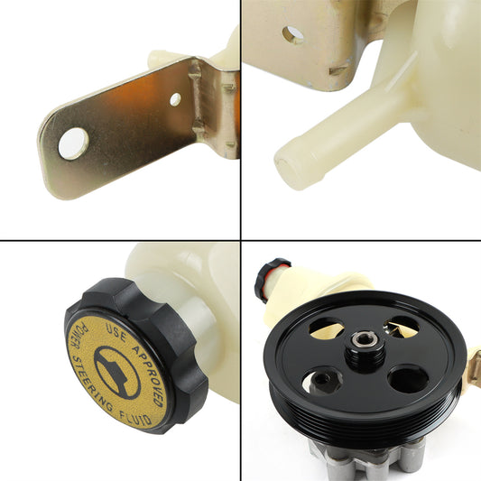 Daysyore Power Steering Pump w/ Pulley & Reservoir 21-4045R for 2000-2004 Dodge Durango Dakota 4.7L