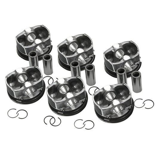 6PCS Engine Pistons Rings 11257610295 for BMW E82 E90 E60 135i 335i 535i 740i N54B30(Φ84mm)