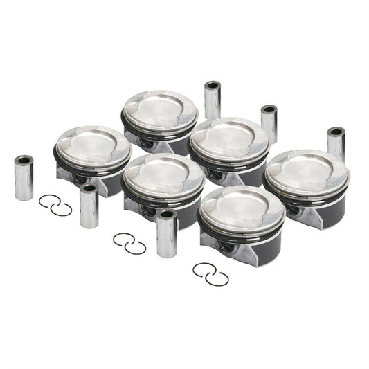 6Pcs Engine Pistons Rings 2760300700 for Mercedes-Benz W205 W212 X166 E400 M276 3.0T (Φ88mm)