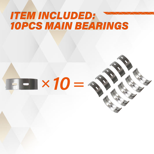 Daysyore®Crankshaft Main Bearings Set 2700330201 2700330202 for Mercedes-Benz C300 W205 W176 M270 M274 M133 2.0