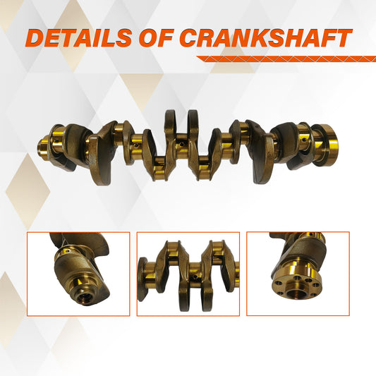 Daysyore® Engine Crankshaft 11217580483 for BMW E82 E84 E88 E90 E92 E93 F02 F06 F07 F10 F12 N55B30A