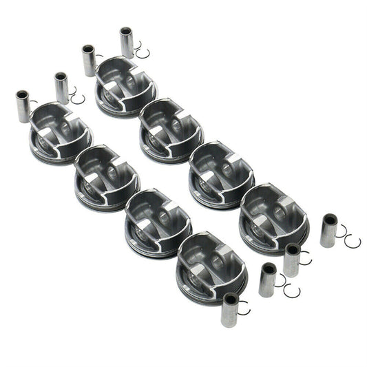 Daysyore® Pistons & Rings Set N62B48 11257542292 for BMW 550i 650i X5 E60 E61 E63 E65 E70 N62B48 4.8L
