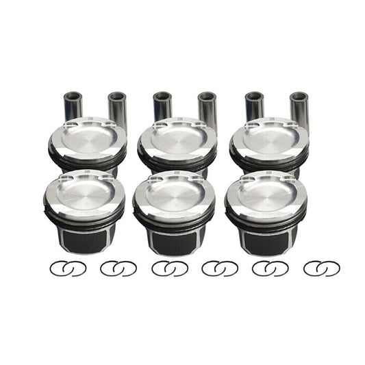 6PCS Engine Pistons Rings 11257610295 for BMW E82 E90 E60 135i 335i 535i 740i N54B30(Φ84mm)