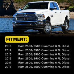 Burble Pack 4" DPF Delete Race Pipe for 2013-2018 6.7L Cummins Ram 2500/3500 (with Muffler)