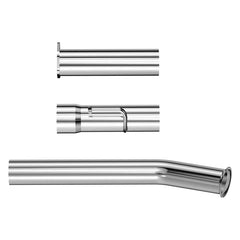 Daysyore 4" DPF Delete Race Pipe for 2011-2023 Ford 6.7L Powerstroke (with Muffler)