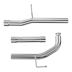 Daysyore 4" Exhaust DPF Delete Pipe for 2011-2015 Chevy Silverado GMC 6.6L LML Duramax Diesel