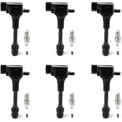 Daysyore® 6pcs Ignition Coil + 6pcs Iridium Spark Plug Kits for Nissan Frontier Pathfinder Maxima