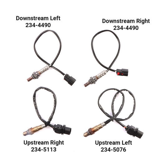 Daysyore 4pcs Up+Downstream O2 Oxygen Sensor 234-5076 234-5113 234-4490 for 2011-2014 Ford F-150 3.5L Turbocharged