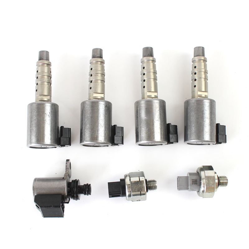 Riloer 7-Piece Transmission Solenoid & Pressure Sensor Kit - Fits Nissan Altima, X-Trail, Infiniti JX35