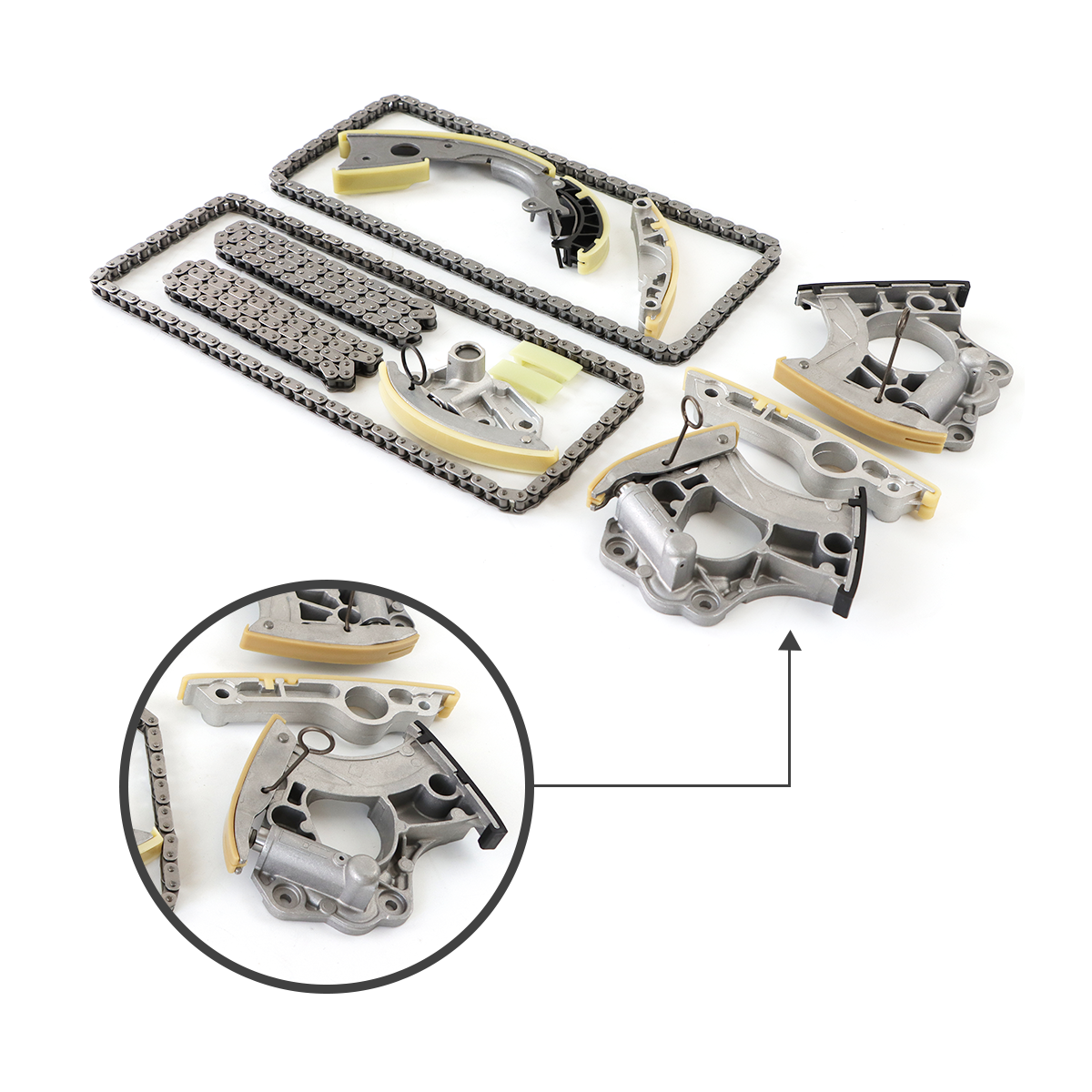 Daysyore® Timing Chain Kit for Audi Q5 A6 3.2 3.0 V6 A8 S6 S7 S8 4.0 V8 CCAA CALA