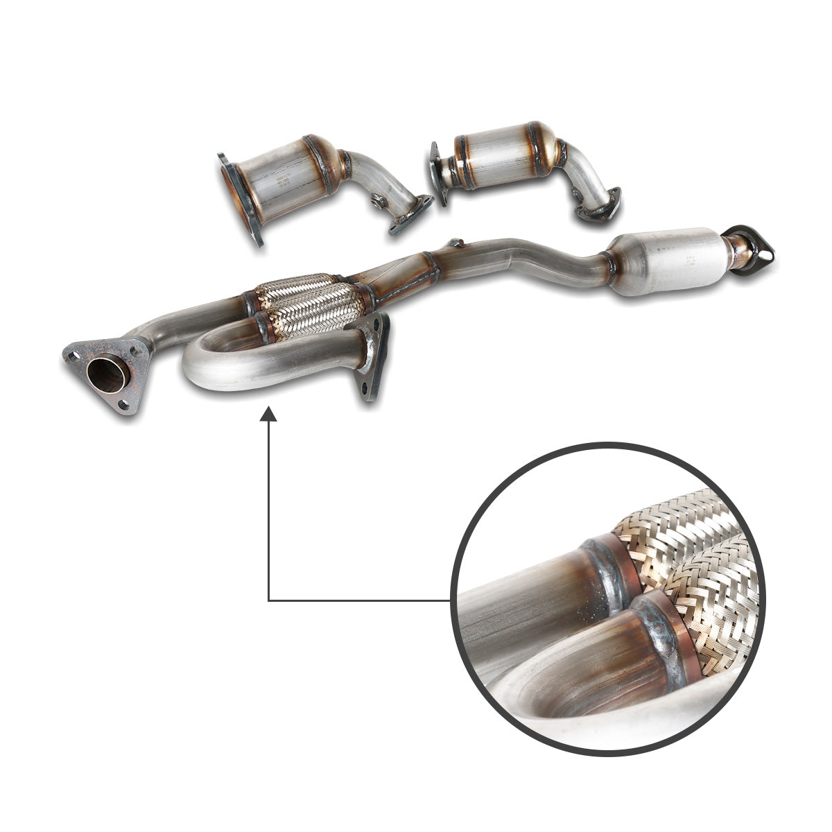 Daysyore® Nissan Murano Catalytic Converter 2003 2004 2005 2006 2007 54498 3.5L