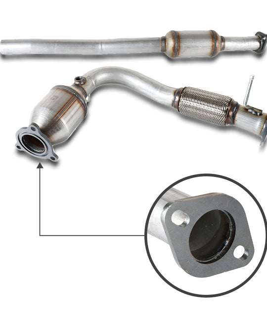 Daysyore 2010-2014 Chevy Equinox 2.4L Catalytic Converter (Front + Rear)
