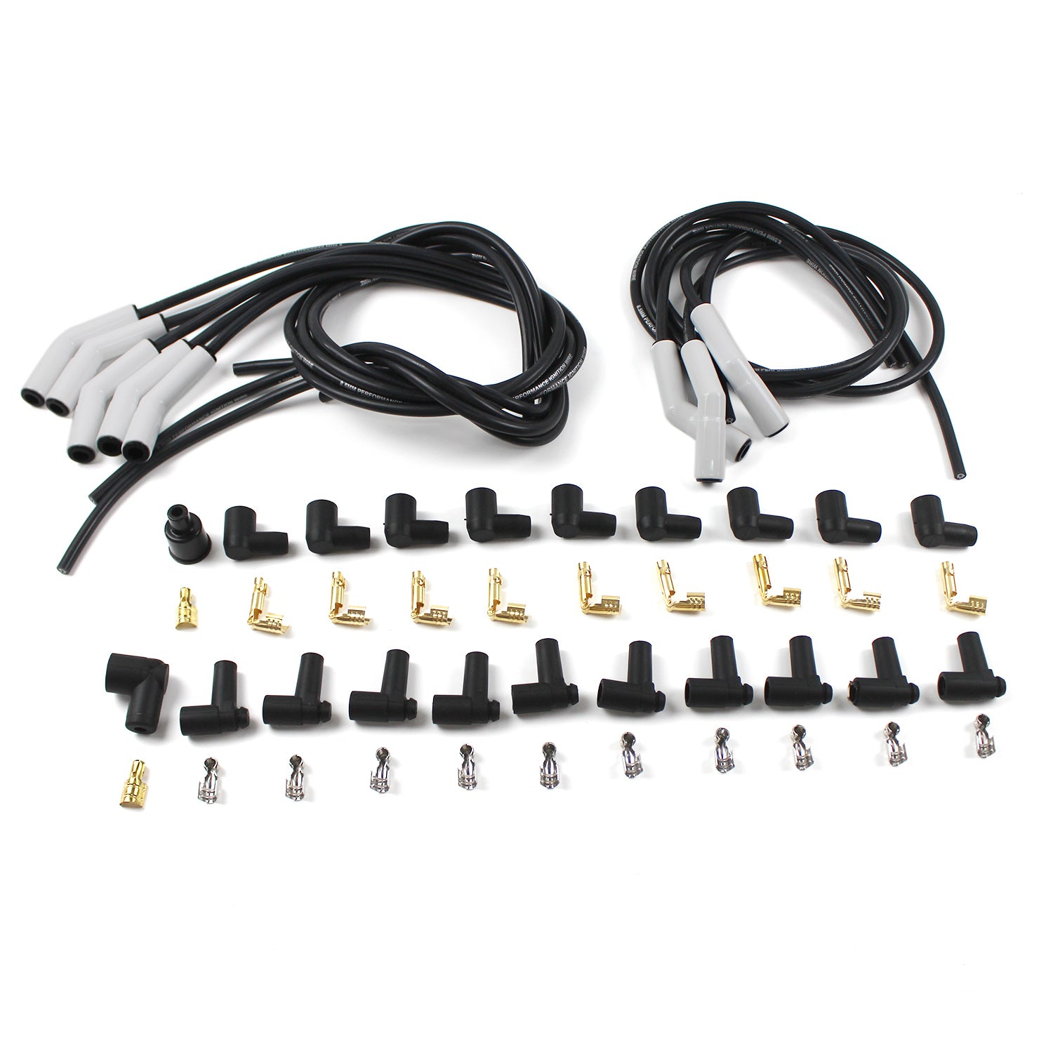 9002C Universal Spark Plug Wire Set, 8mm 135 Degree Ceramic Boot