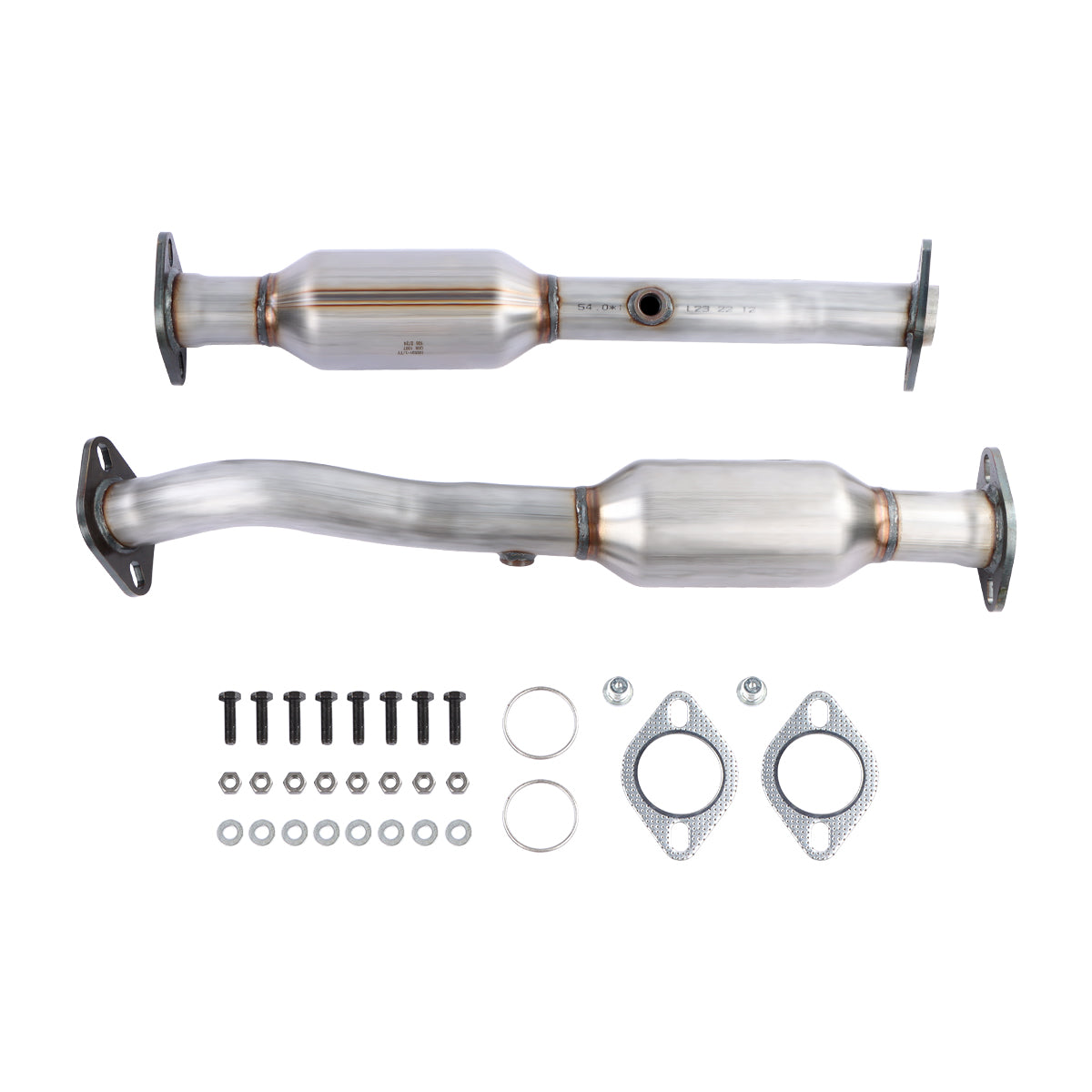 2pcs Catalytic Converter16489 16488