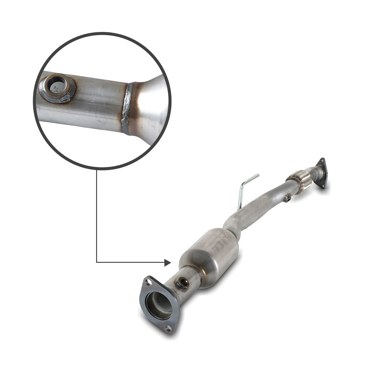 Daysyore® Nissan Altima Catalytic Converter 2007 2008 2009 2010 2011 2012 2013 2014 2015 2016 2.5L 4 Door Rear