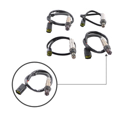 Daysyore 4PCS Oxygen Sensors For 2011-2014 Infiniti M56 QX56 Q70 QX80 234-5095 234-4381