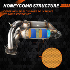 Catalytic Converter w/Manifold 16385, Catalytic Converter w/Manifold for 2001-2003 Toyota, Car Catalytic Converter w/Manifold