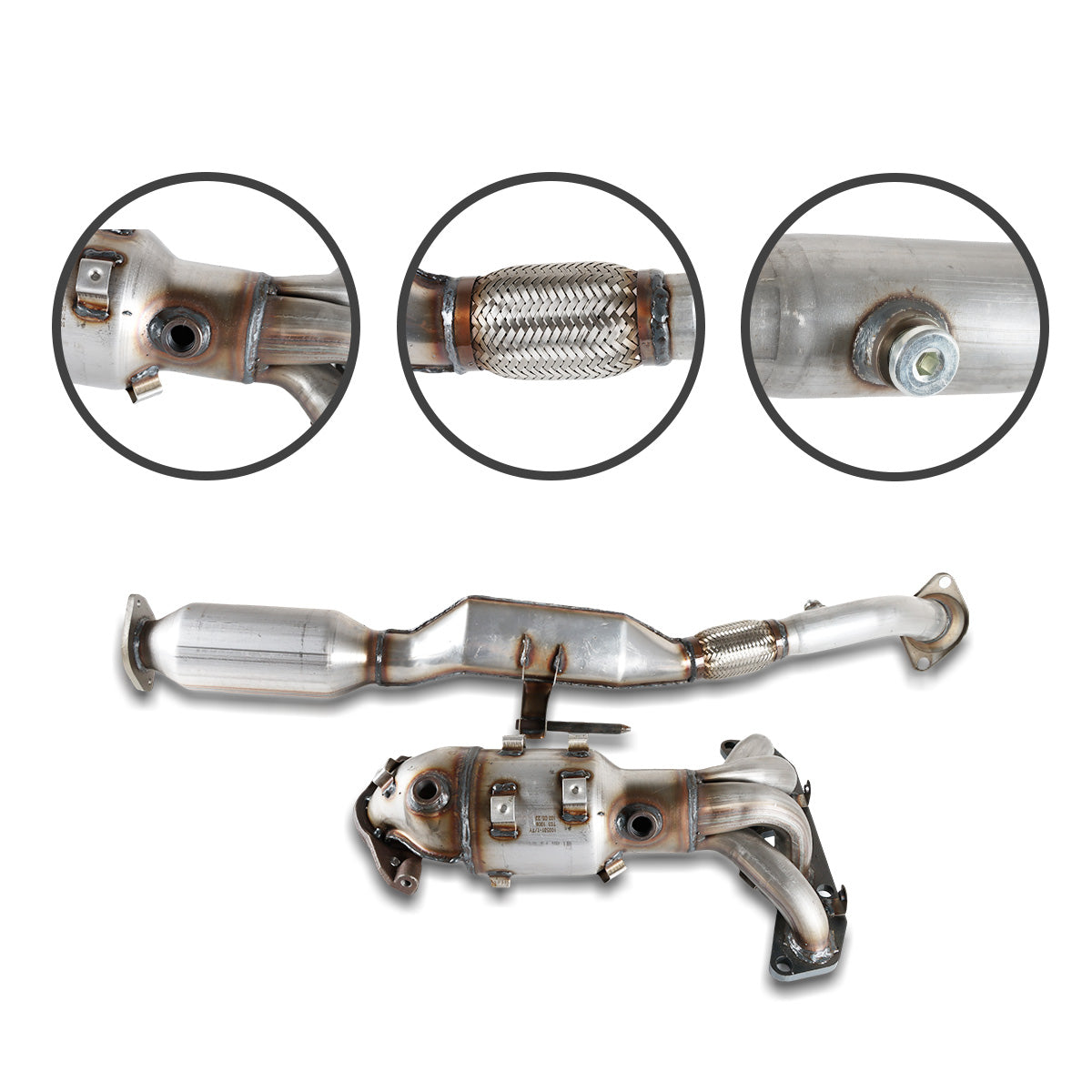 2002-2006 Nissan Altima 2.5L Catalytic Converter(Front+ Rear)