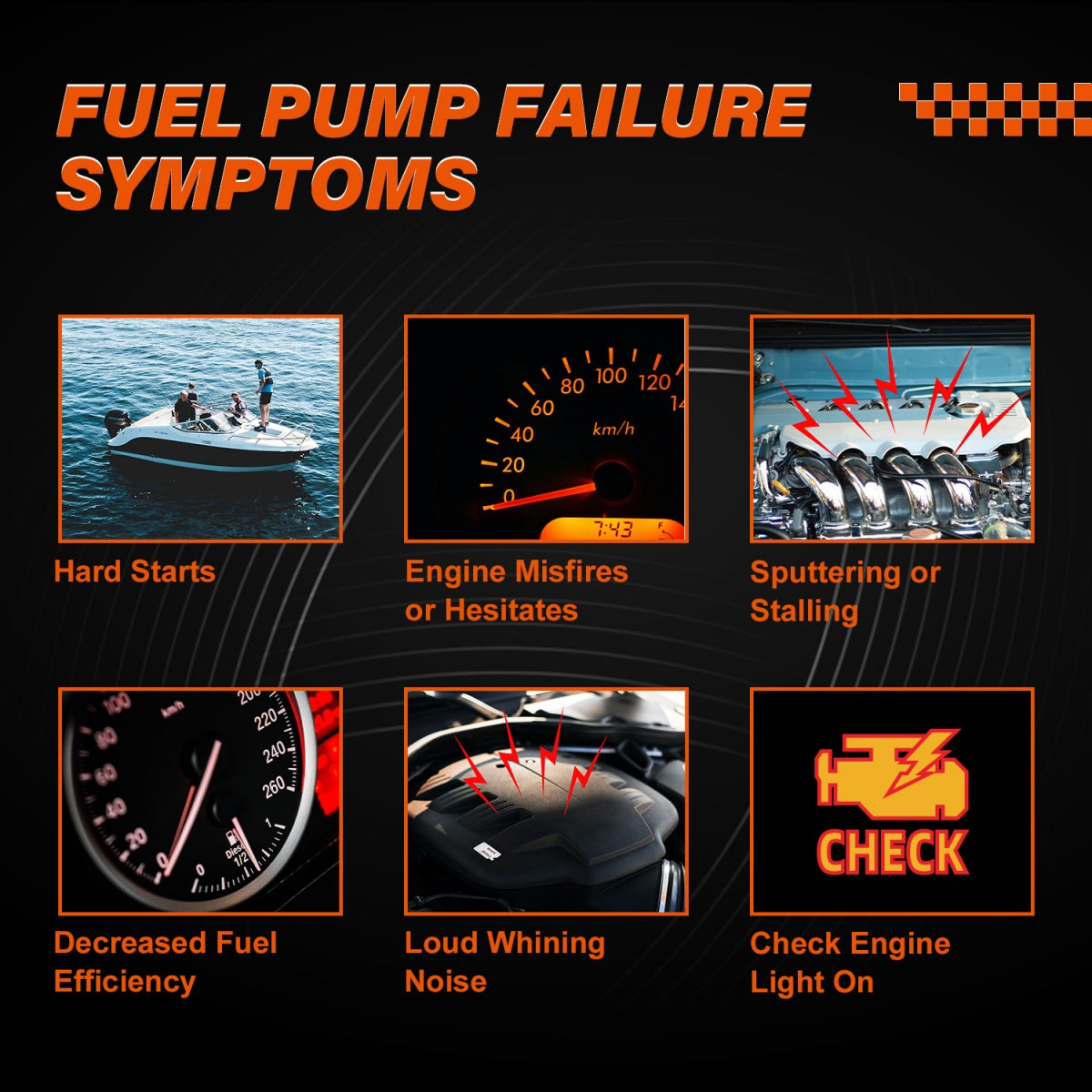 Fuel Pump for Johnson Evinrude, Fuel Pump 2005-2014, Daysyore Fuel Pump, Car Fuel Pump