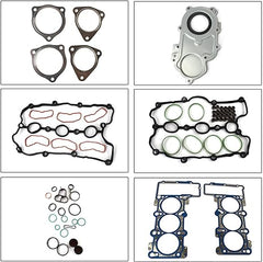 Daysyore 3.0T Engine Cylinder Head Valve Cover Gaskets Seals Set for A6 S5 Q5 Q7 06E103148AG 06E103149AG