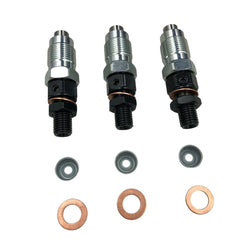 Daysyore 3pcs Fuel Injector, Fuel Injector H1600-53000 16001-53002 16001-53000, Fuel Injector for Kubota, Fuel Injector D722 Engine,Auto Fuel Injector 