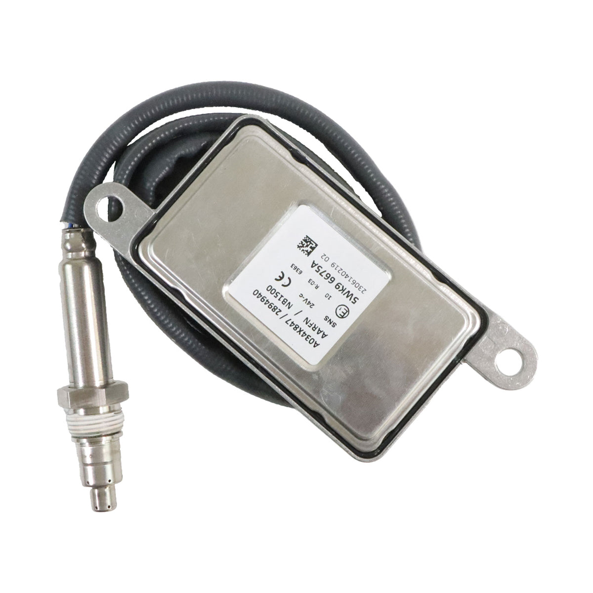 Nitrogen Oxide Sensor Lambda 5WK96675A 2894940 A034X847 for 2010-2020 Cummins, Car Nitrogen Oxide Sensor