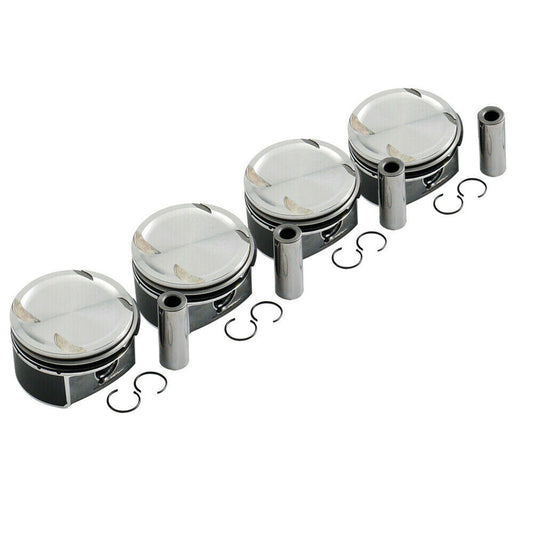 Daysyore®Pistons & Rings Set 2710302217 for Mercedes-Benz W203 W204 A209 C200K M271 1.8L Φ82mm