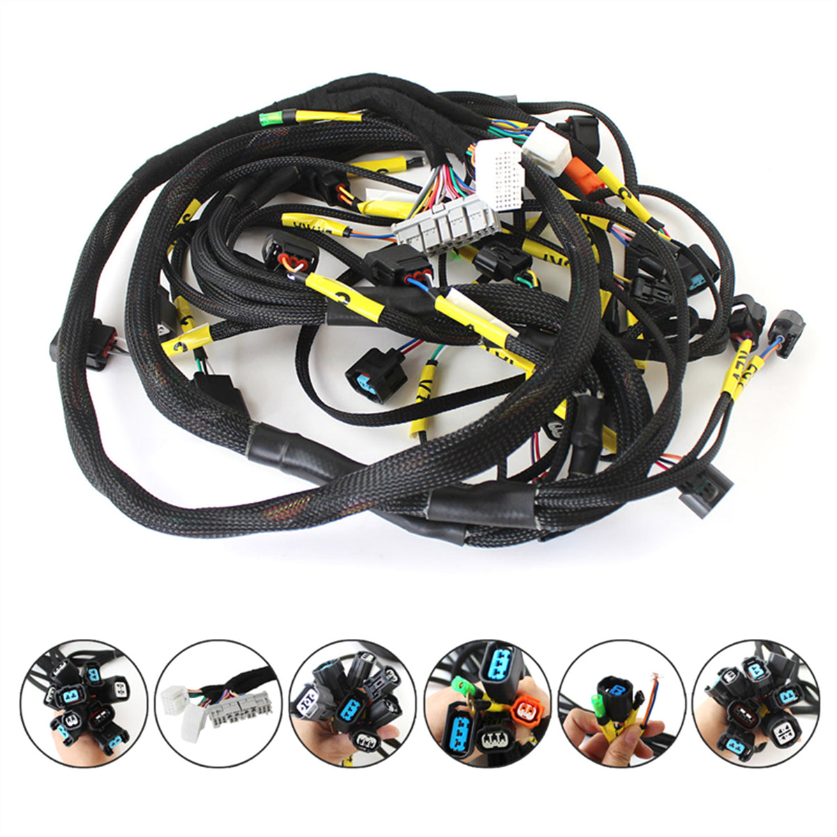Daysyore® Fuel Injector Wiring Harness K20 K24 K-Series for Honda CRX Civic Acura RSX