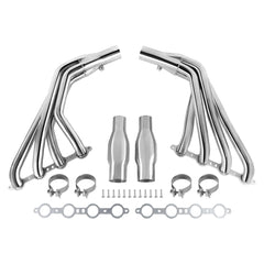Mud&Guts Exhaust Header for 2010-2015 Camaro SS LS3 6.2 V8 (Silver Polished)