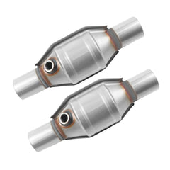 Daysyore 2pcs Catalytic Converter 2.25 Inch 