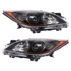 Daysyore 2pcs Headlight Assembly,Headlight Assembly for 2010 to 2013, Headlight Assembly Mazda 3