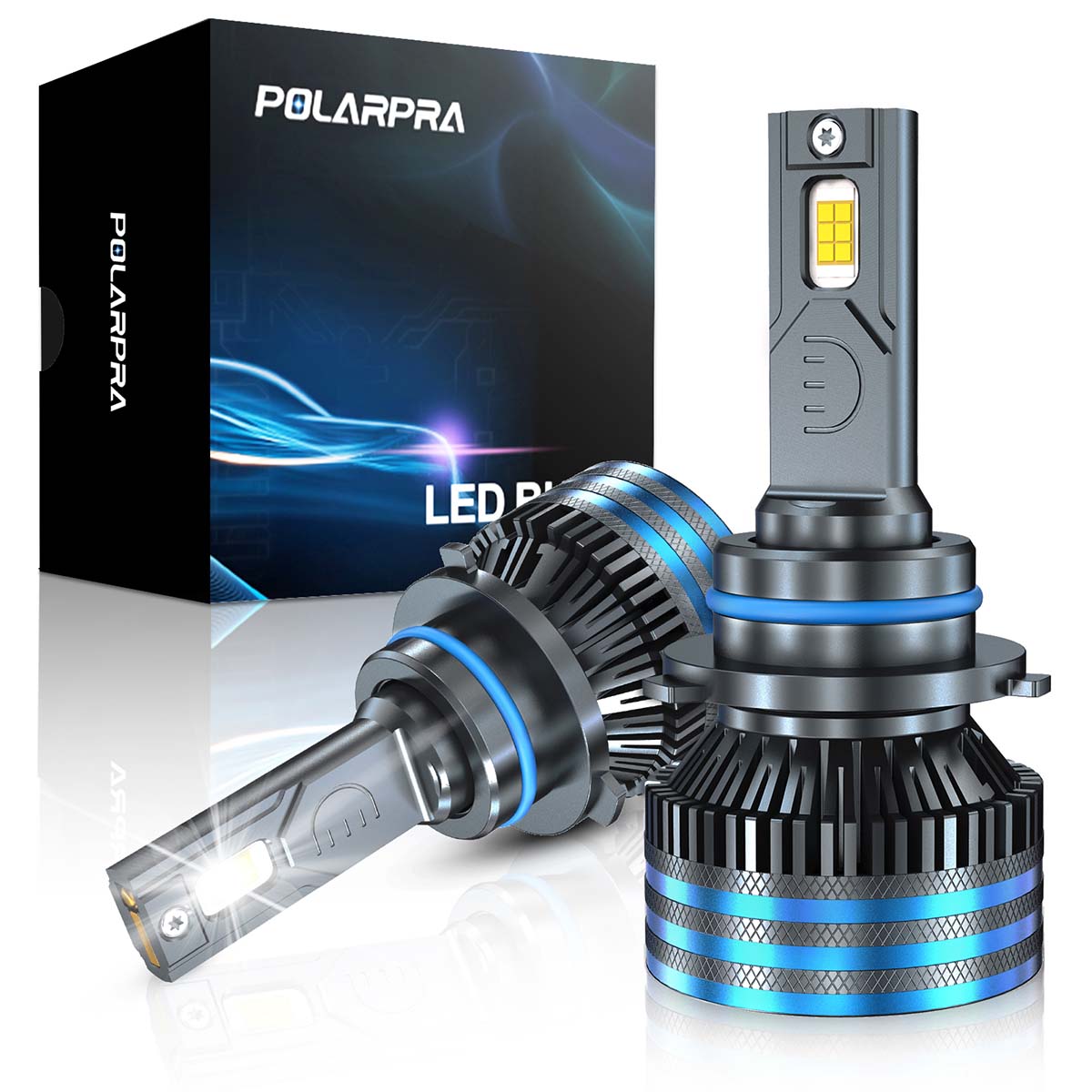 daysyore, led headlight bulb, polarpra led headlight bulb, high beam led bulb, car led headlight bulb, car accessories.P6 led headlight bulb