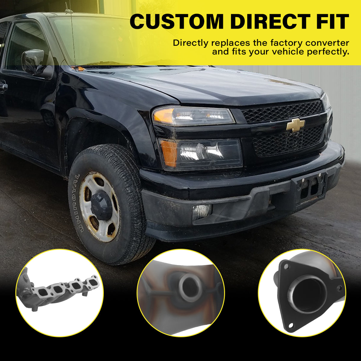 Direct fit of Chevrolet Colorado 2.9L Catalytic Converter