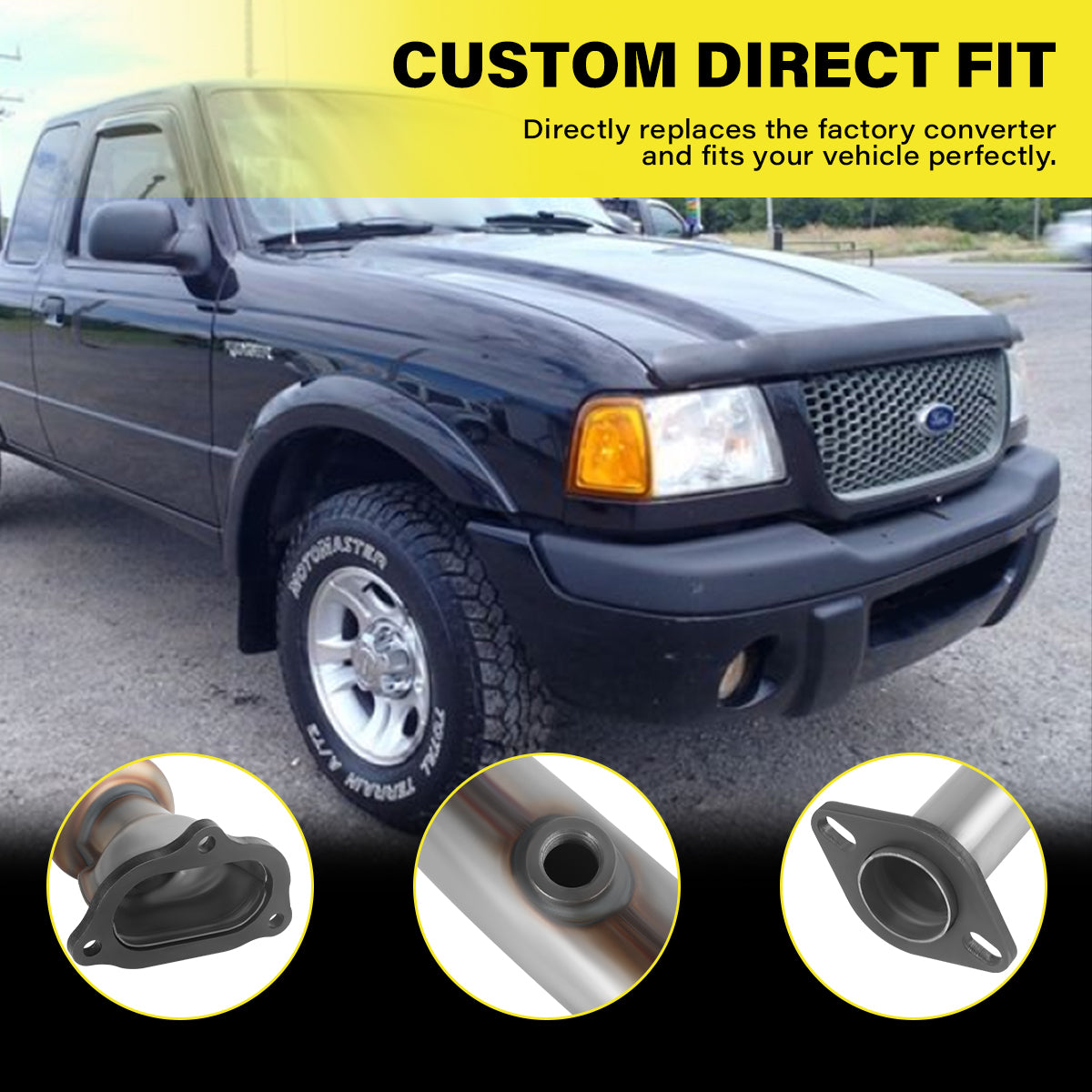 Direct fit of Ford Ranger 3.0L Catalytic Converter