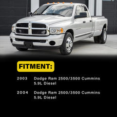 Daysyore 2003-2004 Dodge Ram 2500/3500 5.9L Cummins 5" Turbo-Back DPF Delete Race Pipe