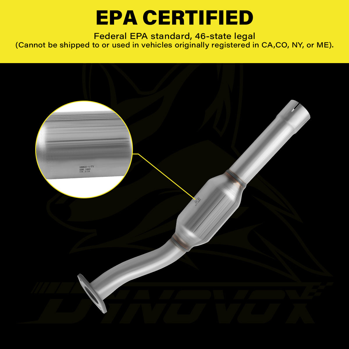 EPA of Toyota RAV4 Catalytic Converter