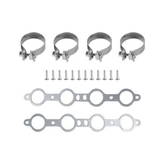 Mud&Guts Exhaust Header for 2010-2015 Camaro SS LS3 6.2 V8 (Silver Polished)