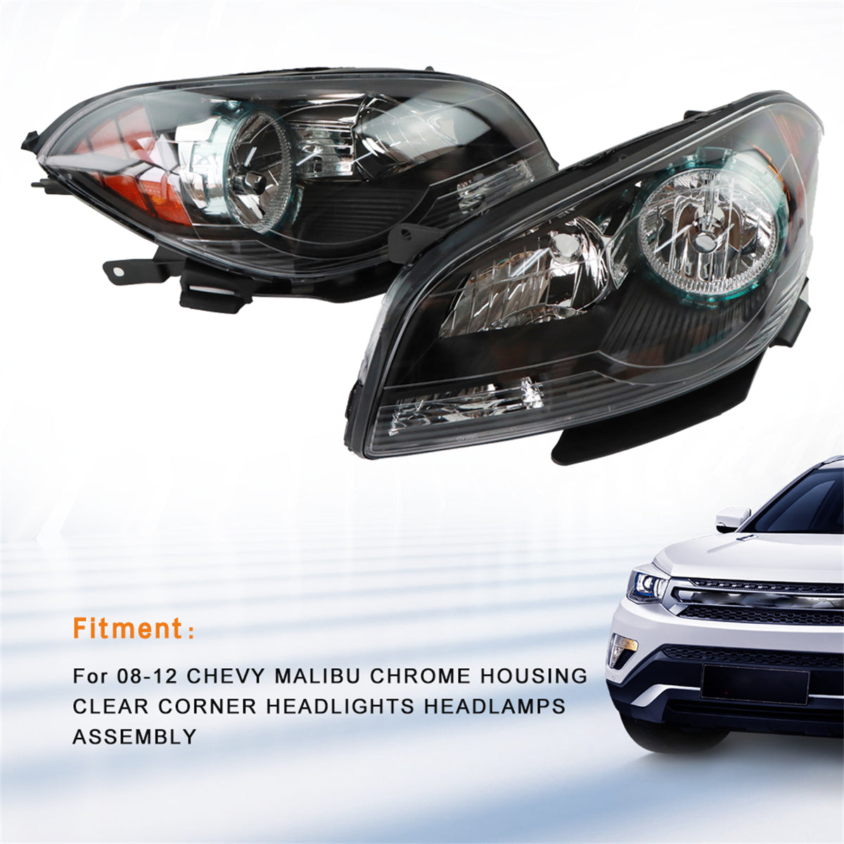 2pcs Headlight Assembly,Daysyore Headlight Assembly, Auto Parts Headlight Assembly,Car Headlight Assembly