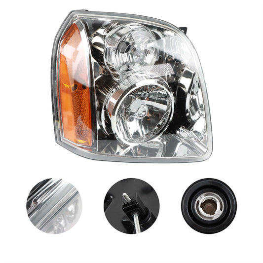 Daysyore 2pcs Headlight Assembly ,Headlight Assembly GMC Yukon, Auto Parts Headlight Assembly, Car Headlight Assembly 