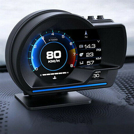 Daysyore Car OBD2 GPS Multi-function Gauge Head-Up Display HUD Speedometer RPM Oil Temp
