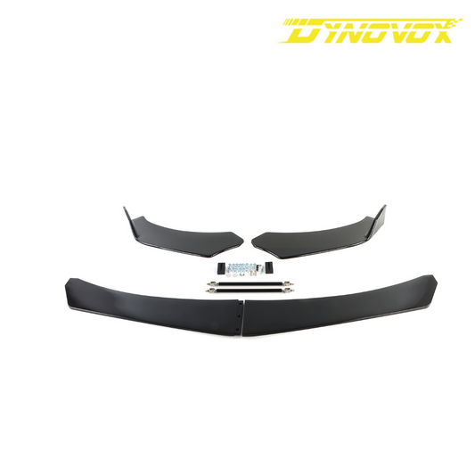 DynoVox 1 Set Front Bumper Lip Splitter + Strut Rods